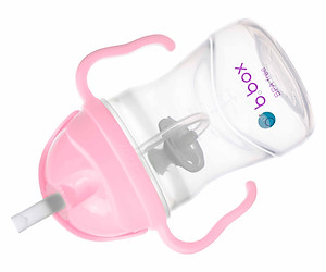 b.box Disney Bình nước 360 độ cho bé tập uống nước 240ml - Hồng Phấn