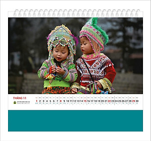 Lịch bàn Trẻ em Vùng Cao 2026 - Lịch Cơm Có Thịt