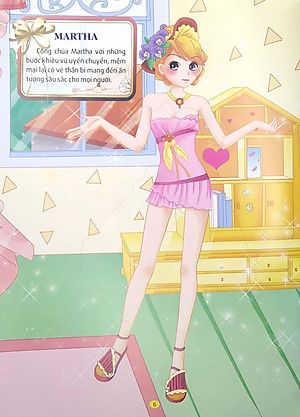 Sách Princess Sticker - Dán Hình Công Chúa - Công Chúa Xinh Xắn