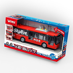 Đồ Chơi Duka: Xe Buýt Phi Trường (Màu Đỏ) DK81198