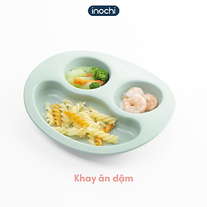 Bộ Đồ Ăn Dặm Cho Trẻ Em Amori Đạt Tiêu Chuẩn Xuất Nhật Bản , EU Đảm Bảo An Toàn Tuyệt Đối Cho Trẻ - Chính Hãng Inochi ( Tặng kèm khăn lau đa năng pakasa) 