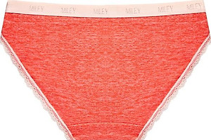 Bộ 2 Quần Lót Thun lạnh Sớ Lụa Miley Lingerie FWS_00 - MÀU ĐEN + CAM