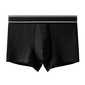 Combo 2 quần lót nam boxer, set 2 sịp đùi nam màu trơn thun cotton CBQL116