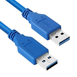 Cáp USB Chuẩn 3.0 Hai Đầu Đực Màu Xanh Cao Cấp AZONE