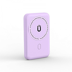 Pin sạc dự phòng không dây hỗ trợ Magnetic từ tính sạc nhanh 22.5W dung lượng 10.000 mAh trang bị cổng PD Type C hiệu WIWU Snap Cube - Thiết kế nhỏ gọn, trang bị giá đỡ, nhiều màu sắc đa dạng - Hàng nhập khẩu