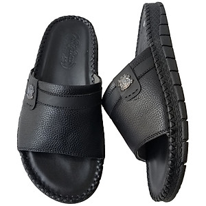 Dép Nam Quai Ngang Đế Doctor BIGGBEN Da Bò Thật DN338