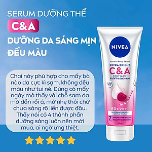 Sữa Dưỡng Thể Dưỡng Trắng Nivea Nivea Extra White C & A Vitamin - 170ml - 99191