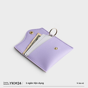 Ví Yuumy ( Thời trang nữ đựng namecard đa năng - Móc khóa da Seasand YMK24 )