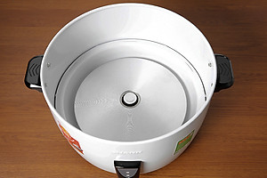 Nồi Cơm Điện Nắp Rời Sharp KSH-D55V (Trắng) - Hàng chính hãng