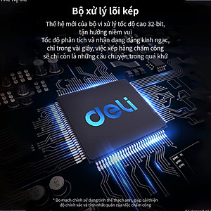 Máy chấm công quét vân tay Deli – màu đen - E3960