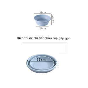 Chậu Rửa Mặt Thông Minh gấp gọn
