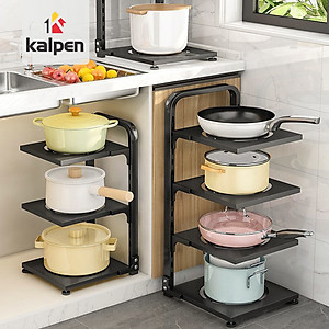 Giá Để Xoong Nồi Thép Carbon Kalpen 2-3-4-5 tầng