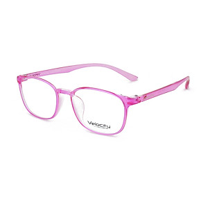 Gọng kính unisex nhựa TR90 thời trang VELOCITY VL97459 (size 52/18/145)