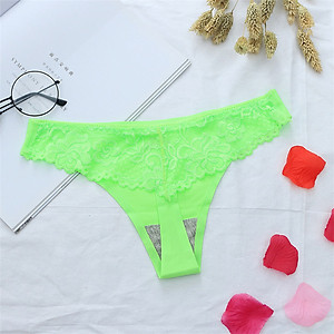 Combo 2 Quần Lót Nữ Lọt Khe( màu ngẫu nhiên) Không Đường May Phối Ren Sexy LYEQ007