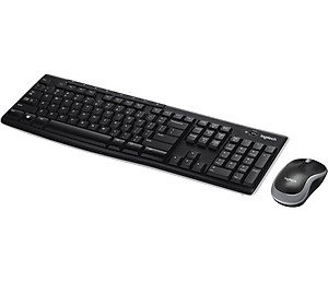 Combo Bàn phím và Chuột Không dây Logitech MK270 - Hàng Chính Hãng