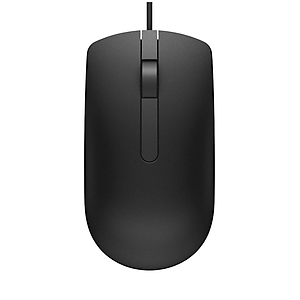 Chuột Có Dây Dell MS116 (Đen) - Hàng Chính Hãng
