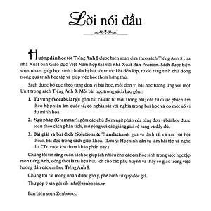 Sách Hướng Dẫn Học Tốt Tiếng Anh Lớp 8