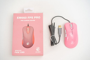 Chuột chơi game E-DRA EM660 FPS Pro Pink - Hàng chính hãng