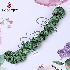 Bó 10m dây vải dù thắt dây handmade loại 1mm - Ngọc Quý Gemstones