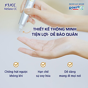 Tinh chất vitamin C dưỡng trắng, mờ thâm cao cấp Melano CC Premium Whitening Essence 20ml