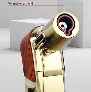 Vỏ Hộp Quẹt Bật Lửa Gas Honest BCH-538 Khò Mỏ Vịt 1 Tia Kèm Đục, Có Nút Chình To/Nhỏ Lửa - Nhiều Màu