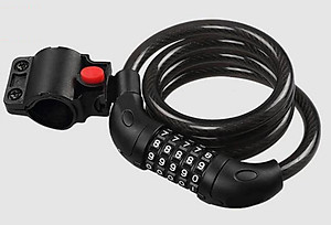 Khóa Xe Đạp, Xe Máy 5 Số, Siêu Bền, Khó Cắt  Có Thể Thay Đổi Mặt Khẩu Theo Ý Muốn- Hàng Chính Hãng