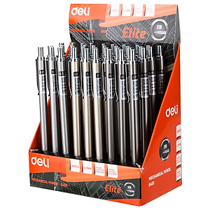 Bút chì kim 0.7mm Deli, Bạc/Sâm-banh/Nâu - 1 cái màu ngẫu nhiên - E6491