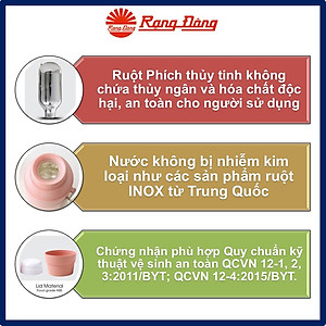 Phích giữ nhiệt cầm tay nhỏ gọn 0,45L Rạng Đông. Model RD 04528 N2