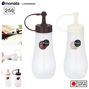 Chai đựng gia vị, nước sốt Inomata Enough (250ml/360ml) - Hàng nội địa Nhật Bản |#nhập khẩu chính hãng| |#Made in Japan|