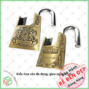 (Chống Cắt) Ổ Khóa Ngăn Ngừa Trộm 60mm KhoNCC-Padlock Hàng Chính Hãng Cho Gia Đình - Kho Xưởng Cực Kỳ An Toàn - KPD-Padlock-6PCC (Bạc, Đồng)