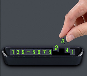 Bảng để lại số điện thoại trên ô tô khi đỗ xe