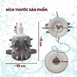 Dụng Cụ Làm Ruốc, Bóc Tỏi Đa Năng Silicon – Phụ Kiện Hỗ Trợ Máy Xay Thịt, Làm Chà Bông Loại 2L 3L - HÀNG CHÍNH HÃNG MINIIN