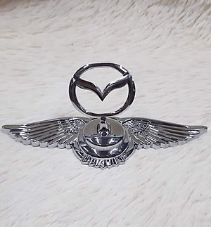 Logo cánh chim 3D cao cấp gắn capo ô tô