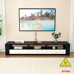 Kệ tivi để sàn bằng gỗ, kệ tivi để sàn hiện đại, kệ tivi phòng khách BTV401 - Nội thất lắp ráp Viễn Đông ADV Chấm Com