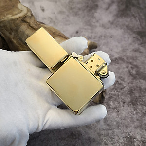 Vỏ Hộp Quẹt Bật Lửa Xăng Bấc Đá Đồng Nguyên Khối Zorro Z915 Cao Cấp Sang Trọng