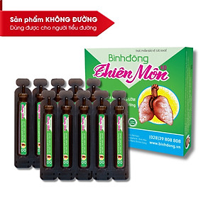 Bình Đông Thiên Môn Không đường ống 10ml - Giảm ho, Giảm đờm, Bổ phổi dạng ống tiện lợi