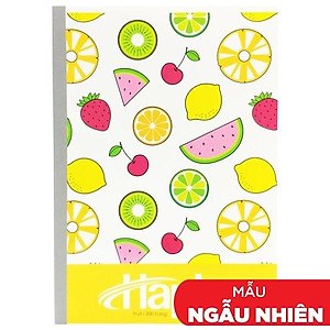 Combo 5 Tập Fruit Kẻ Ngang 200 Trang ĐL 58-60g/m2 - Haplus 5679 (Mẫu Màu Giao Ngẫu Nhiên)