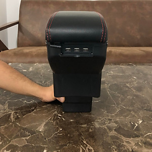 Hộp tỳ tay dành cho ô tô, xe hơi Mazda 2 tích hợp 7 cổng USB DUSB-MZDA