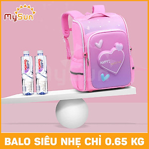 Balo cao cấp, cặp đi học chống gù lưng cho trẻ em và học sinh tiểu học bé trai, gái kiểu Nhật Bản