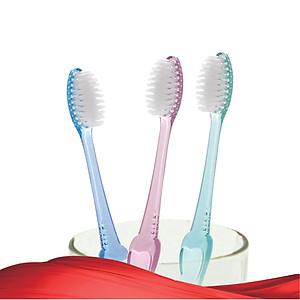 Bàn Chải Đánh Răng LIPZO Ruby Sensi Công Nghệ Lông Chỉ Tơ Nha Khoa Phù Hợp Phụ Nữ Men Răng Yếu, Nhạy Cảm