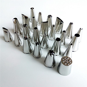 Bộ 24 đuôi bắt bông kem – Bộ dụng cụ làm bánh kem – Mã số 1035