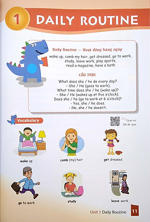 Cùng Khủng Long Học Tiếng Anh Theo Chủ Đề Lớp 4 (Tái Bản)