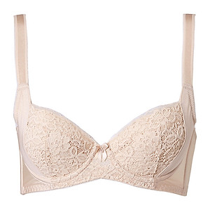 Áo ngực nữ Triumph 8296 có gọng, đệm vừa, bản lưng to định hình ngực màu Da