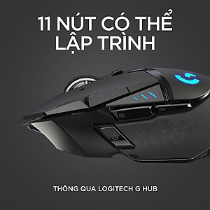 Chuột game không dây Lightspeed Logitech G502 - Hàng chính hãng
