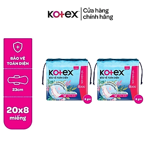 Combo 2 gói Băng Vệ Sinh Kotex Bảo Vệ Toàn Diện Ngày Nhiều và Đêm 28cm SMC - Gói 14 miếng