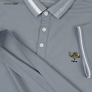 Áo Polo Nam VIỆT PHÁP Form Basic Chất liệu Cotton co giãn thấm hút mồ hồi tốt  68802