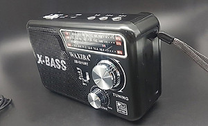 Đài USB THẺ NHỚ NGHE NHẠC WAXIBA XB-521URT RADIO AM\FM\SW LOA TO X-BASS CÓ ĐÈN PIN GIAO MÀU NGẪU NHIÊN HÀNG CHÍNH HÃNG