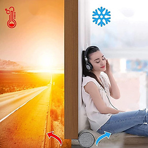 Thanh chặn cửa, nẹp xốp chặn khe hở bọc da, ron cửa ngăn côn trùng, cách âm, ngăn bụi, chống thoát hơi máy lạnh Legaxi
