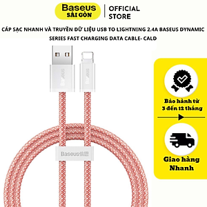 Cáp sạc nhanh và truyền dữ liệu Usb to Light-ning 2.4A Baseus Dynamic Series Fast Charging Data Cable- CALD- Hàng chính hãng