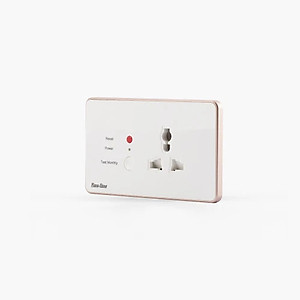 Ổ cắm chống giật âm tường OCAT01 1C/16A - Trắng